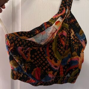 Printed Farm rio midi skirt and top set in size S